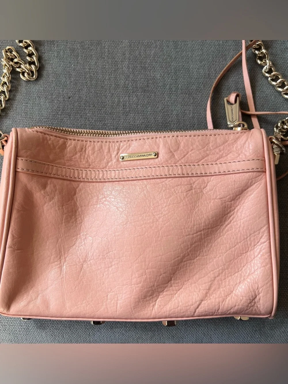 Rebecca‎ Minkhoff Mini Mac Crossbody Bag Pale Pink